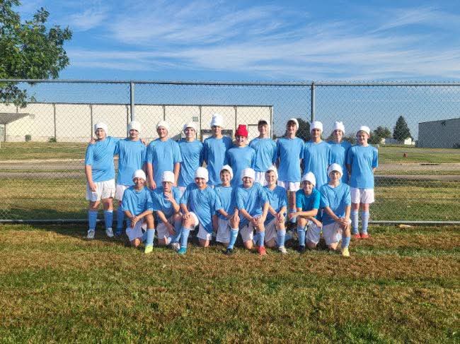 ClubPekin's tweet photo. The Smurfs take Burlington!
Our Pekin Pride 12/13 Boys showed up to the SESA Monster Match in full Smurf style — proving that teamwork and fun go hand in hand!
Way to bring the creativity and team spirit, boys! #MonsterMatch #PekinPride #MoreThanATourney #SmurfSquad https://t.co/q77apPyMUq