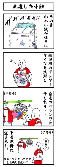 そうか。
今日は洗濯を楽しむ日か。
#味のプロレス #今日は何の日 