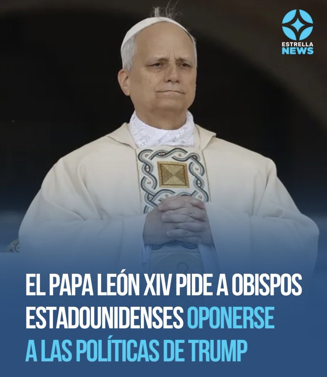 Por fin una misión profética del Papa Leon 🙏