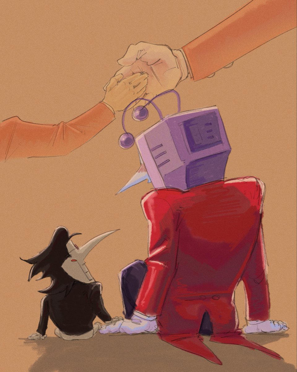 they holding hands after a billion years
#spamtennatober day 17: slow burn
