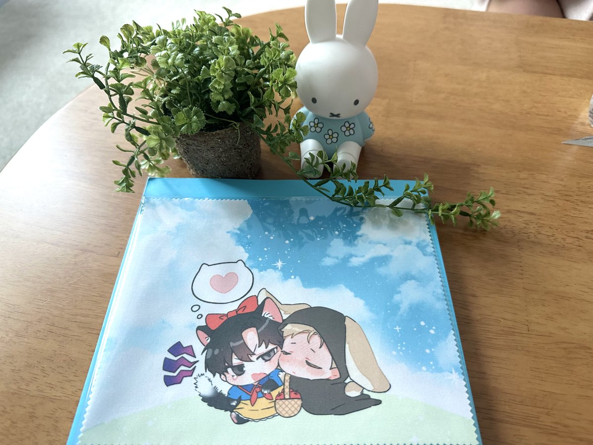 귀여운 안경닦이를 선물받았다💕💕