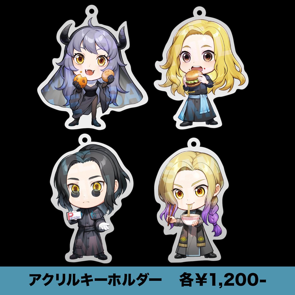 ancientmyth's tweet image. 本日のライヴでは
👕真・極彩色の悪夢ツアーTシャツ
🔑アクキー
🗒️ステッカー
以上3点が都内初売りとなります✨
Michal描き下ろしの、メンバーをデフォルメキャラ化したアクキーやステッカーは、みなさまの日常をしっかり見守ってくれる存在✨…