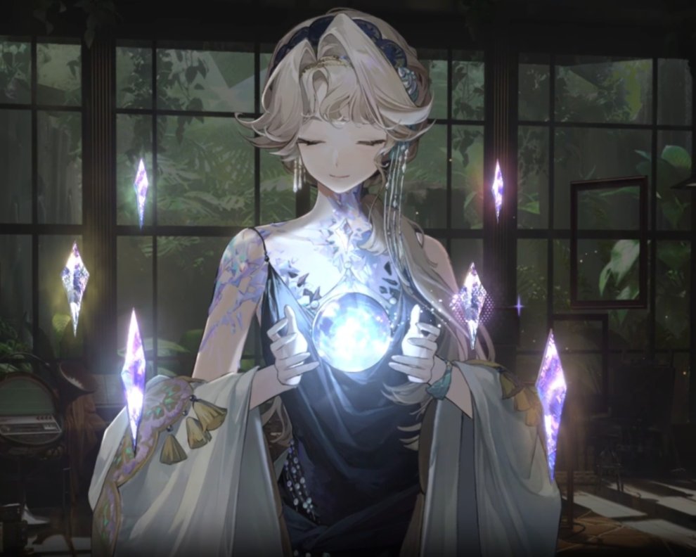 이 용안으로 첫 만남(뽑기) 대사로 하는 말이 
여기가 마틸다가 말했던 여행가방이구나 라니
그니까 당신이 진짜로 장성한 딸래미가 있는 베릴 부아닉 여사님이라고요