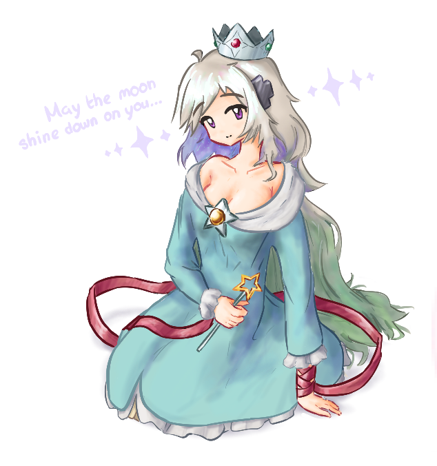 May the moon shine down on you...
#Rewrite #スーパーマリオギャラクシー