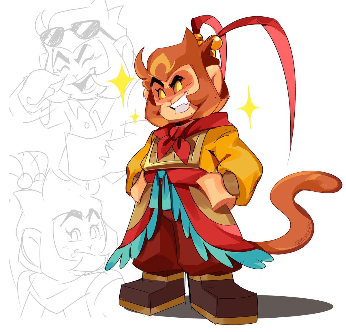He's still so handsome, silly monkey king 🐒👑✨

[ #LEGOMonkieKid #LMKSunWukong ]