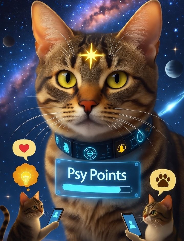 alizakhan260's tweet photo. Miau, digital explorer! In @PsyProtocol Psychonaut Incubation Program, cats earn Psy Points for good deeds! Contribute join quests, refer humans or felines, engage cosmically. Rewards are social, reputational—not financial. Shine through recognition!
#Psychonaut #PsyPoints #Web3 https://t.co/LPlibwmivo