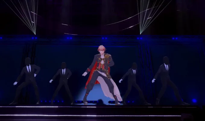 セラフのソロでBANDAGE はじめちゃんが3D実装で踊ってた曲だ……っ!!( i 𖥦 i )てなった ホロのダンス凄いなって衝撃を受けた曲だったから、にじさんじでも見れて嬉しかった…!