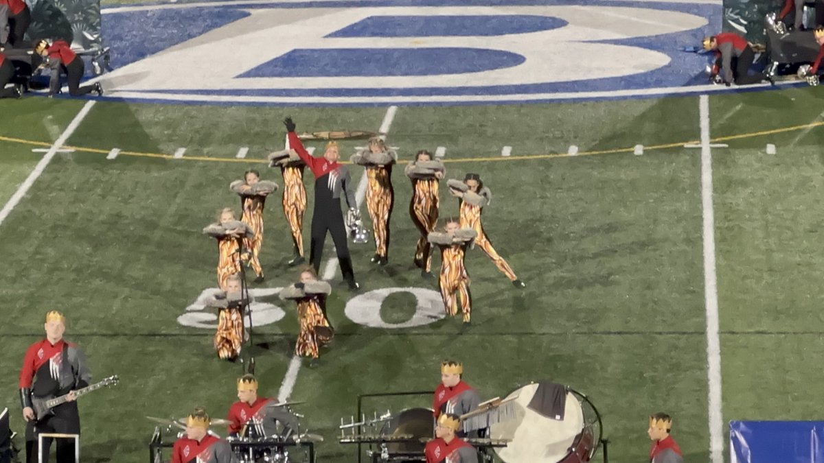 WOW! Congrats to our Scarlet Guard on yet ANOTHER Superior 1 rating and on finishing in second place in Class A at the Brunswick Invitational! Additional Best in Class awards include Best Auxiliary Class A and Best Percussion Class A! AWESOME! So incredibly proud of you!