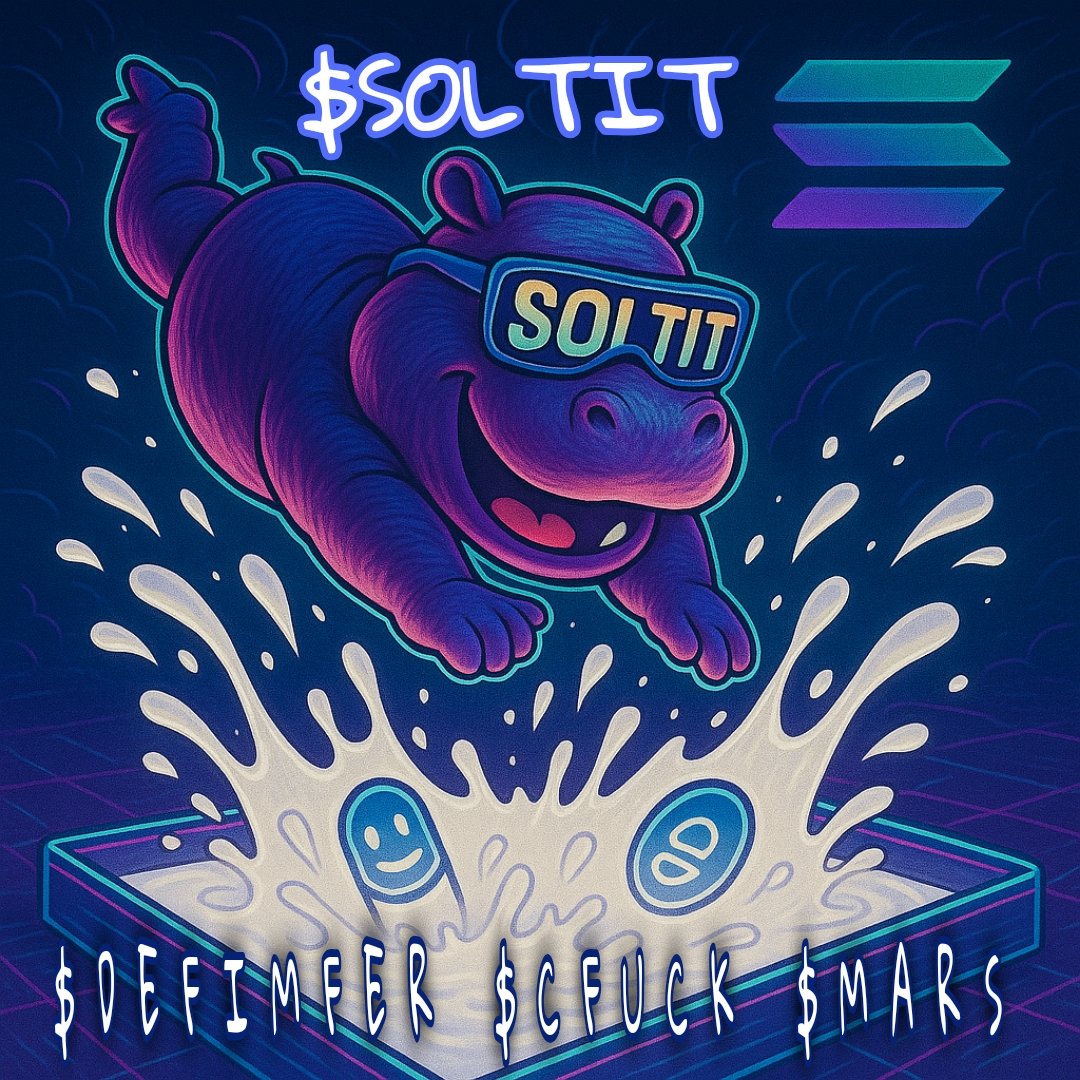 The16Oracles's tweet photo. The 16 Oracles
โ๏ธ๐ฎ Sunday = Fun Day ๐ฎโ๏ธ
The $SOLTIT pool is open and the $DefiMfer hippo $MARS just dove in!
๐ฆ
Let the vibes be liquid, the trades be smooth, and the laughter flow like milk
๐ฅ๐
#SundayFunDay #SOLTIT #DefiMfer #DeFi #CryptoCommunity #MferLife #SolanaVibes #MilkTheSOL