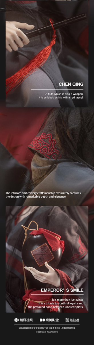魔道祖师AC官微 X RINGDOLL

Wei Wuxian BJD -- Special 1/4 Scale

Details Showcase!

#ringdoll #魔道祖师 #modaozushi #mdzs #魔道祖師 #魏無羨 #WeiWuxian #bjd #weiwuxianbjd #doll #dolls #ドール #球体関節人形 #resindoll #balljointeddoll #bjdmakeup #bjdphotography