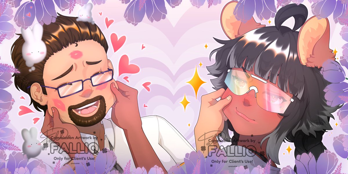 For <a href="/Moimoimochie/">Moimoi🧁🐻</a> &amp; <a href="/WulframOmega/">WulframOmega</a> !!
Thank you for commissioning me again! (⁠≧⁠▽⁠≦⁠)♡
#VGen #VGenComm #Commission