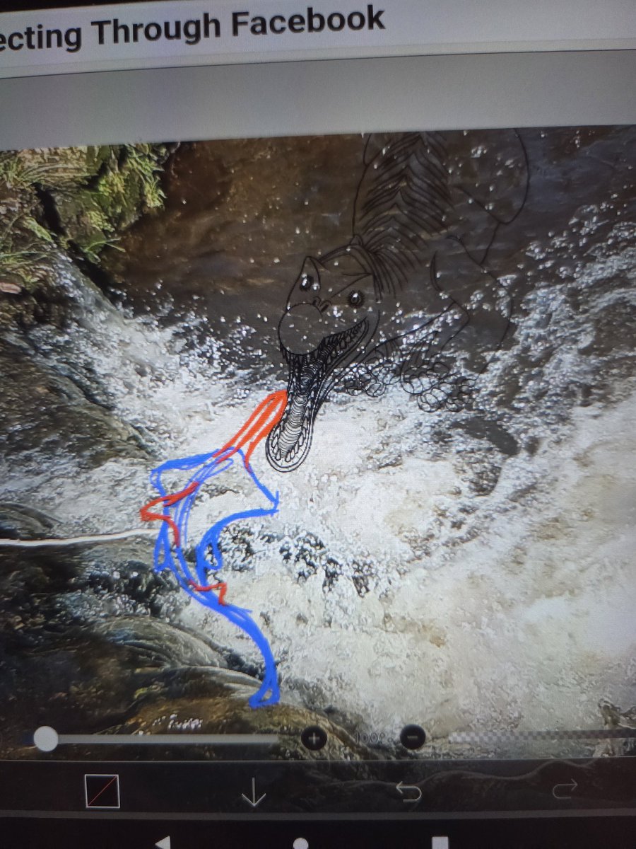 Suchomimus fishing for Onchopristis WIP