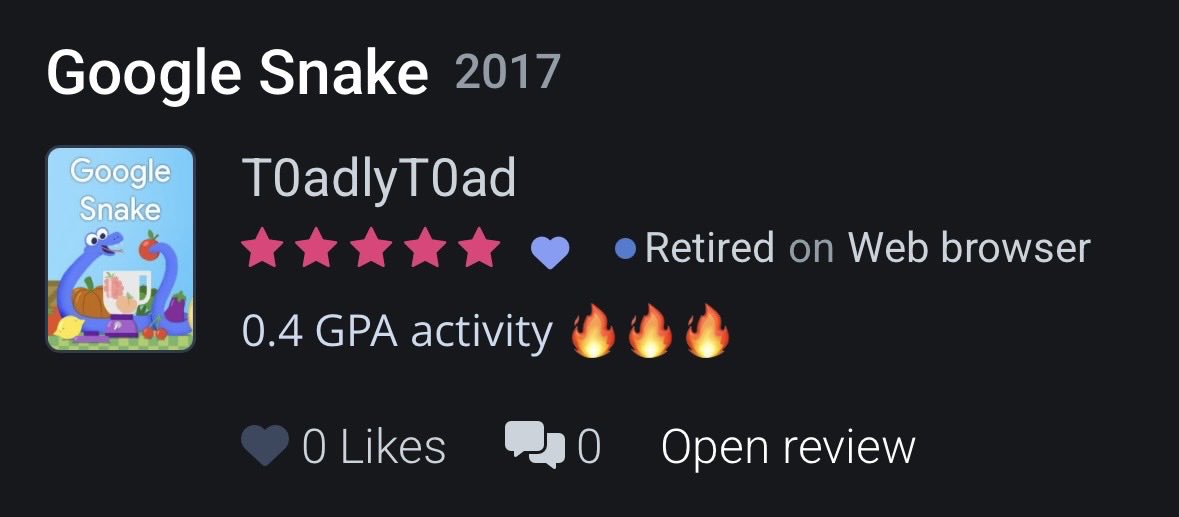 ToadlyToad's tweet image. I write some good ass reviews