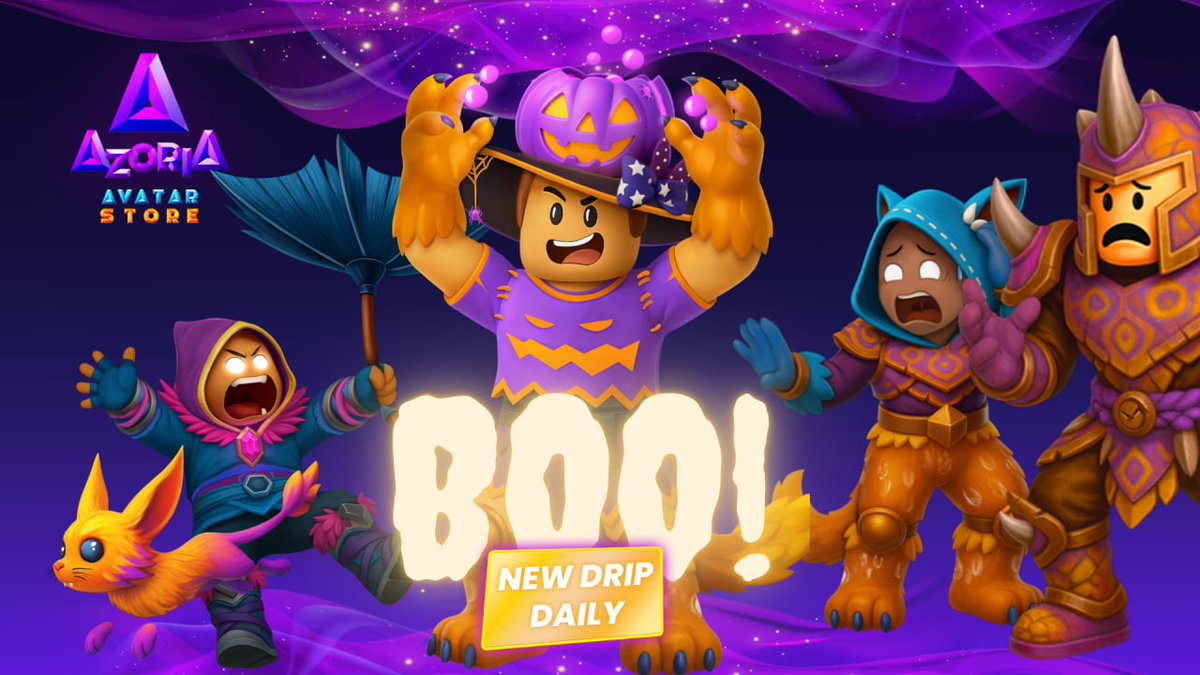 DreamsofAzoria's tweet image. Boo! 👻 Spooky drip at Azoria Avatar Store!
Get haunted or get flexed 🕸️✨
Cop the limited spook fits! 🎃
loom.ly/achzWSM
#RobloxStyle #SpookyFits #NewDrop