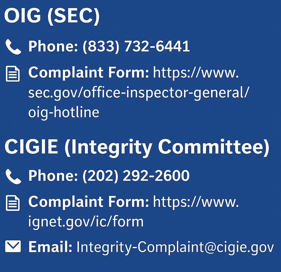 <a href="/Giftsonglass/">GLASS GUY</a> This is why it's important to get your full complaint in to the inspector General OIG. We really need that transaction number from everyone.🙏