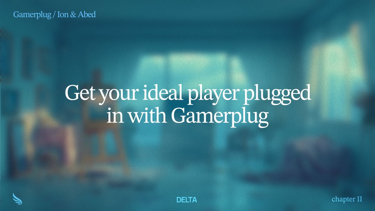 We are building <a href="/The_Gamer_Plug/">GamerPlug</a> at <a href="/enter_delta/">delta</a> 

"Get your ideal player plugged in"

Stay tuned