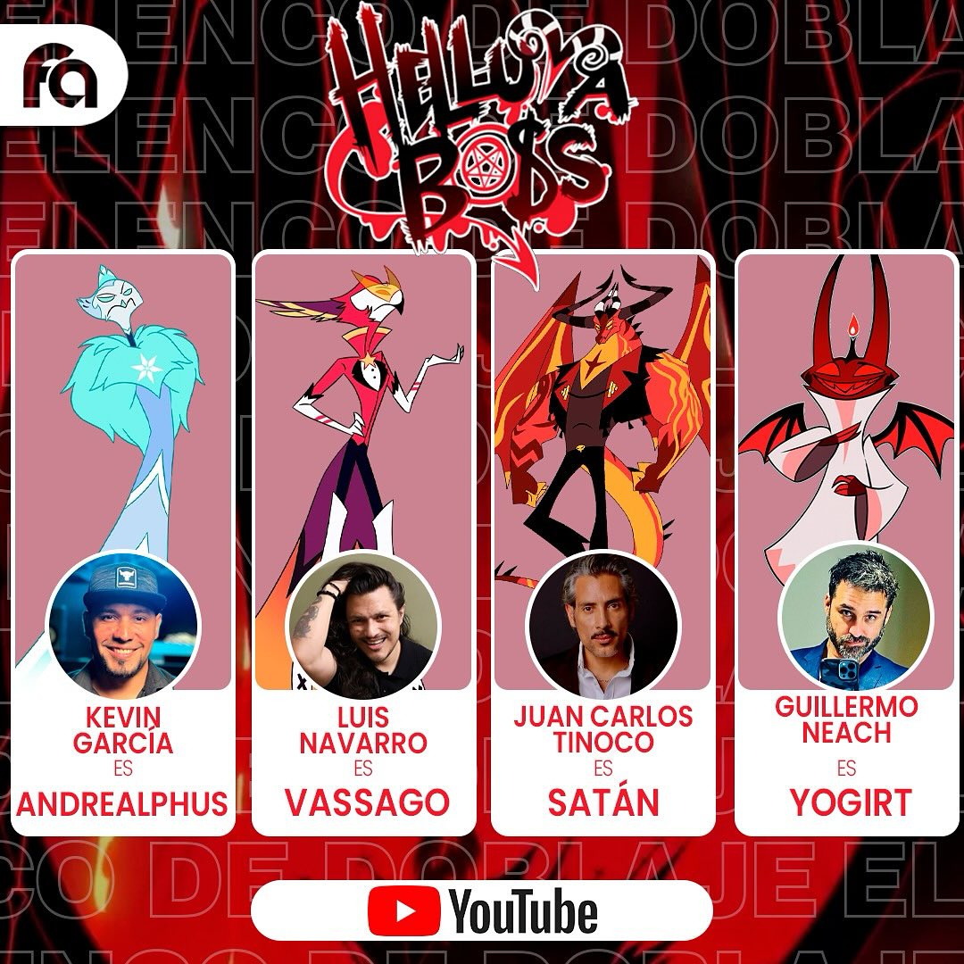 funianime's tweet image. 🔥 Helluva Boss regresa con más caos infernal, humor negro y drama demoníaco 😈
Ya disponible el episodio 11 de la temporada 2 en el canal de Viv en YouTube!

🎭 Kevin García @KevinGGS es Andrealphus
🔥 Luis Navarro @LuisNavarro0710 es Vassago
😈 Juan Carlos Tinoco @jctncrpll es…