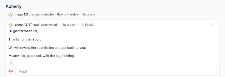 binbash__'s tweet image. Yesterday was a duplicate and today in review 🤌

 Let&apos;s keep pushing, never be discouraged, never hold back, just give your time...

#smartcontractaudit #hunting #bughunting #smartbash101 #binbash
