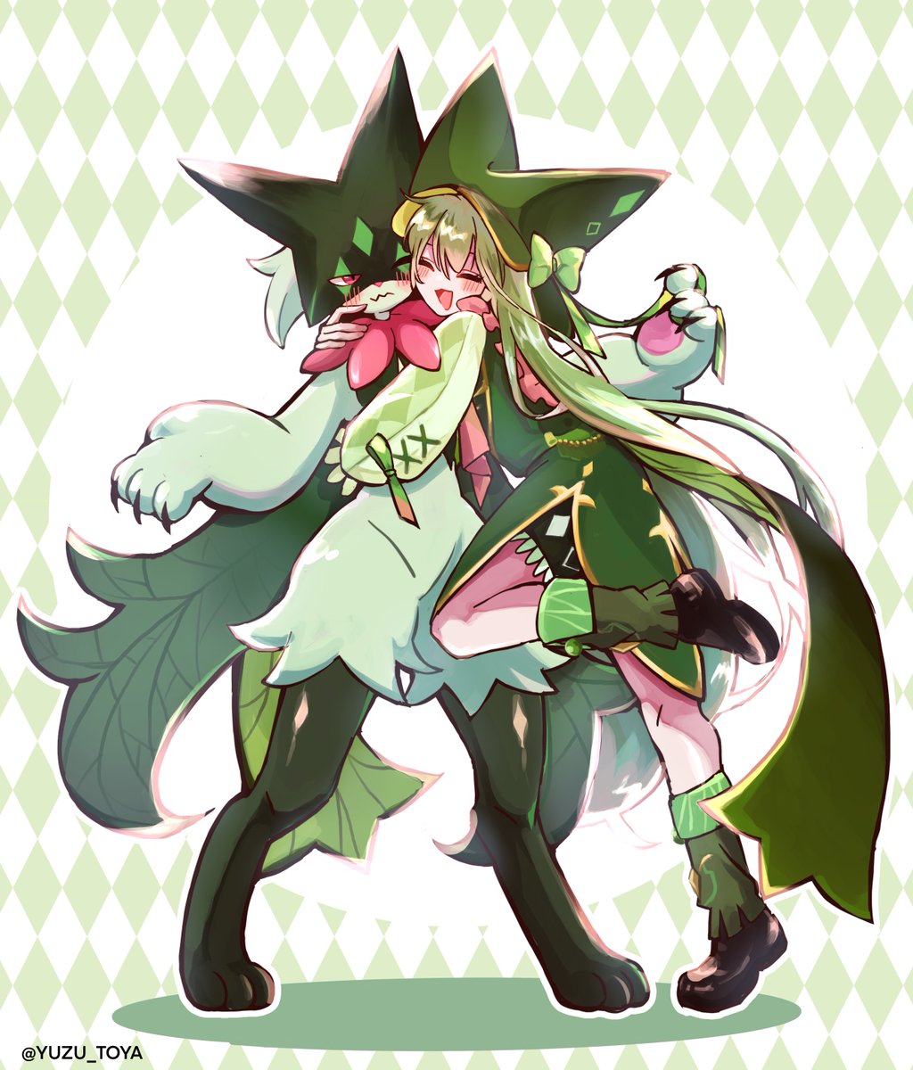 マスカーニャとおそろい！ #マスカーニャ #ポケモンイラスト