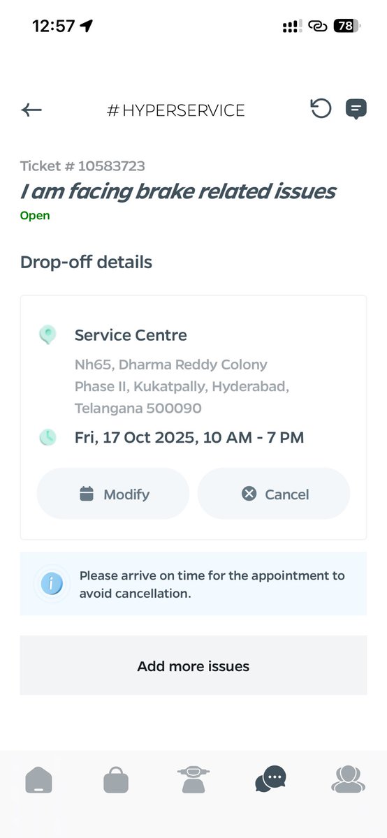 SANTOSH68345's tweet photo. ⁦@OlaElectric⁩ pls sallow my issue https://t.co/LjgEjO6HlV