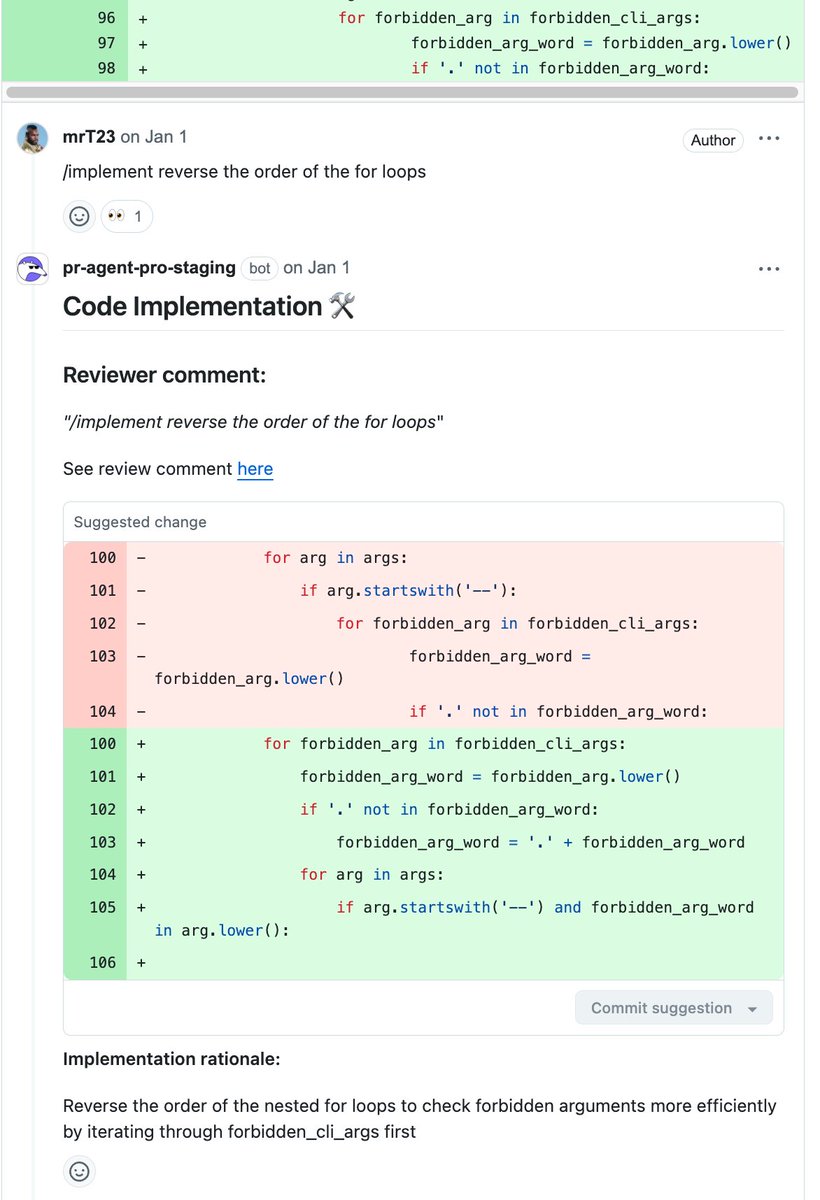 Damn_coder's tweet image. Prompt 3: Autocomplete Your Fixes
/implement Replace this loop with a map()
Select the code → type your request → Qodo generates the fix using your team’s style and structure.
It’s like Copilot, but repo-aware.