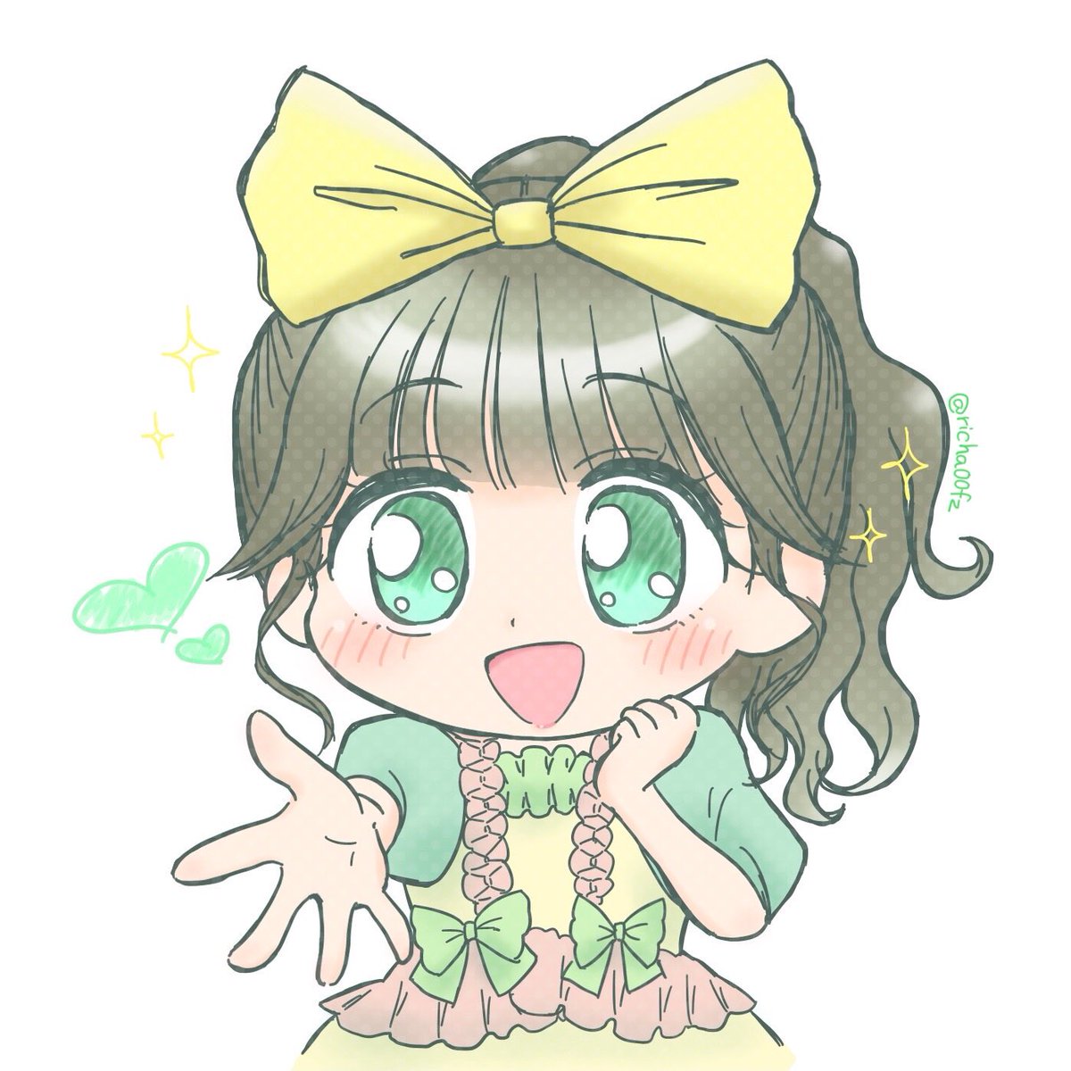 ゆいちゃん描いてみた✍️ #櫻井優衣 #FRUITSZIPPER #ふるっぱーイラスト部