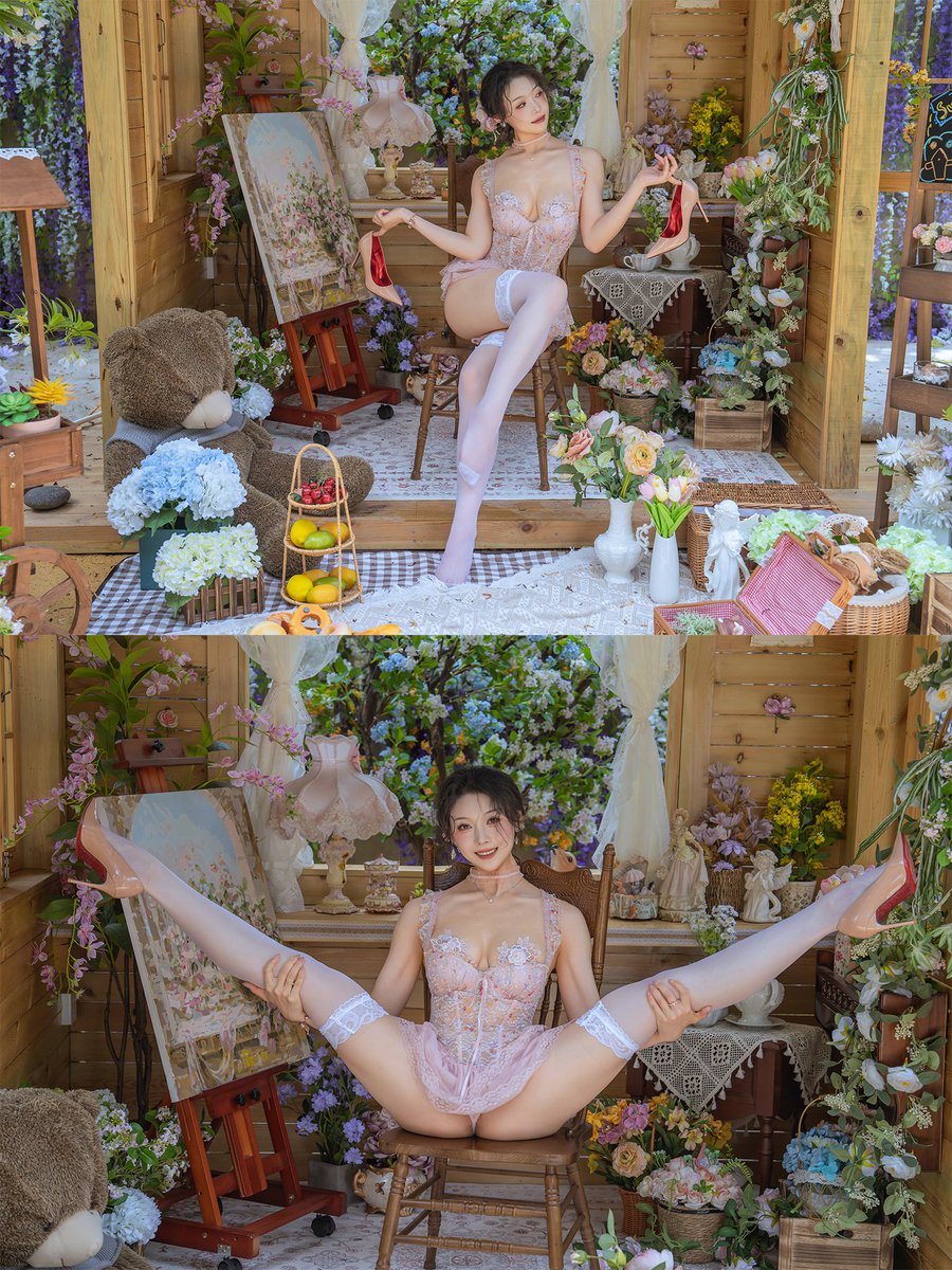花间筑梦

出镜:@Yoga_miao_ 
摄后:云溪

和清妙合作的图来啦！
清妙太美啦，这套也超爱(ˊ˘ˋ*)♡

全套118p+4分24秒高清视频，在我和清妙那都可以入手捏🌷 https://t.co/gZbMg5xeMA