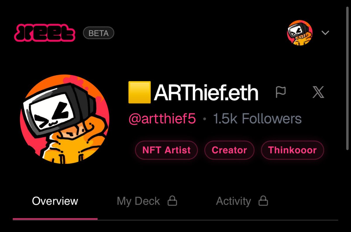 🟨 ARThief.eth tweet media