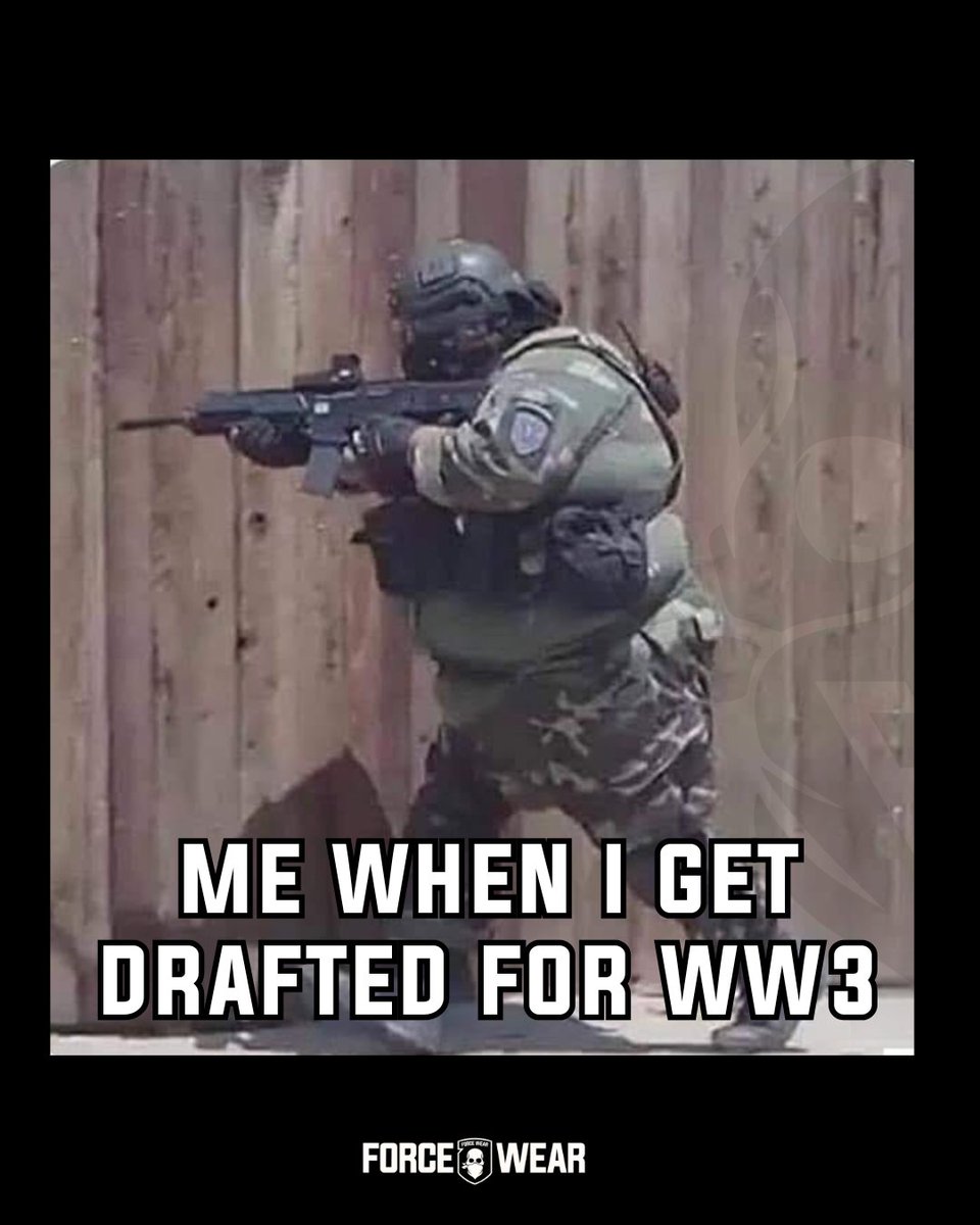 ForceWearHQ's tweet photo. is this you? 🤣
#forcewearhq #veteranmemes #veteranhumour #wwthree https://t.co/tnJc4lFSAH