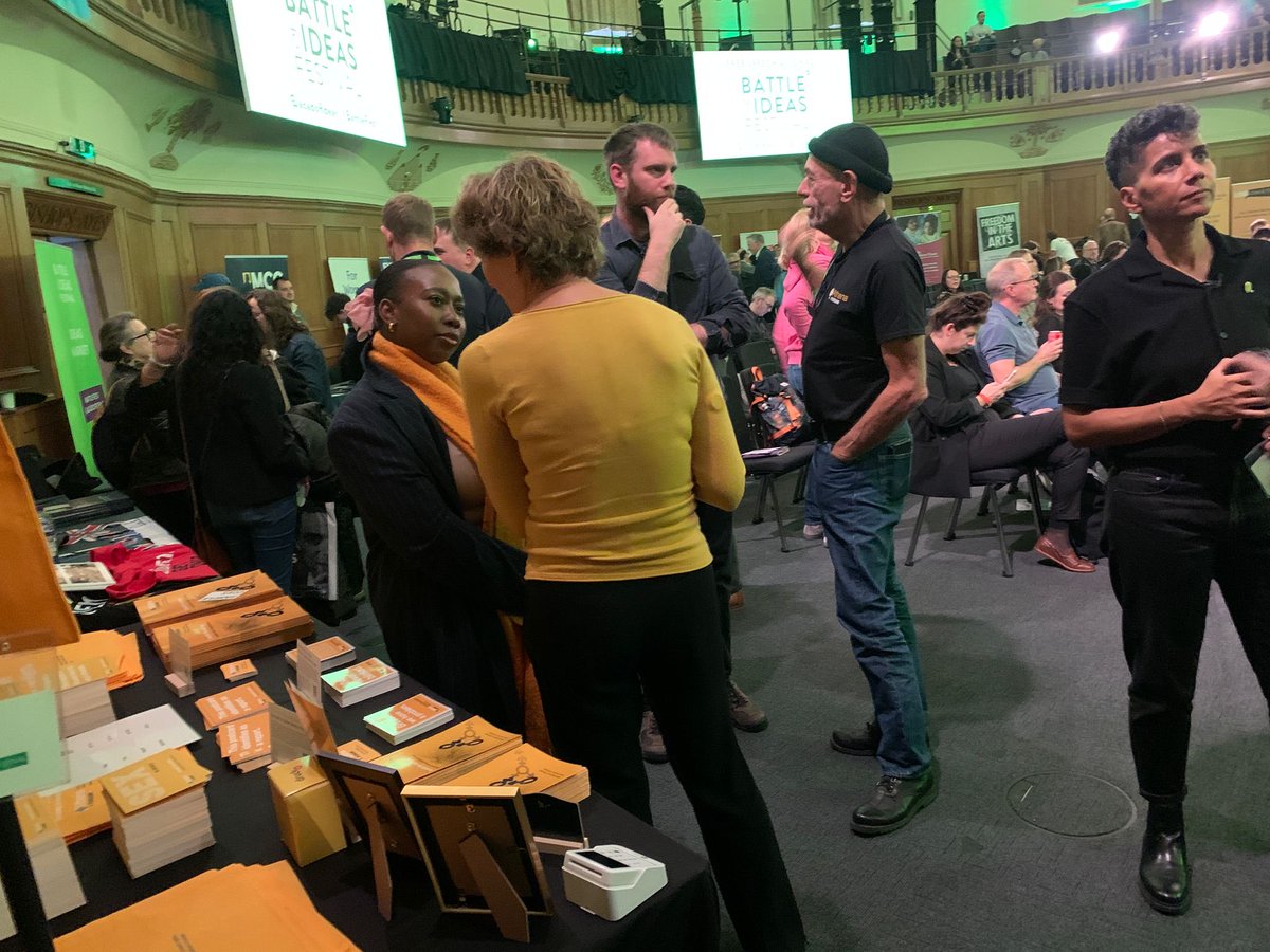 We are here until the last session of the day:
Beyond TERF-island. Gender identity worldwide with <a href="/el_nagashi/">Faika El-Nagashi</a>, <a href="/KDansky/">Kara Dansky</a>, <a href="/stellaomalley3/">Stella O'Malley</a> and <a href="/BevJacksonAuth/">Bev Jackson</a>. Come and join the discussion at #BattleFest! <a href="/acadofideas/">Academy of Ideas</a>