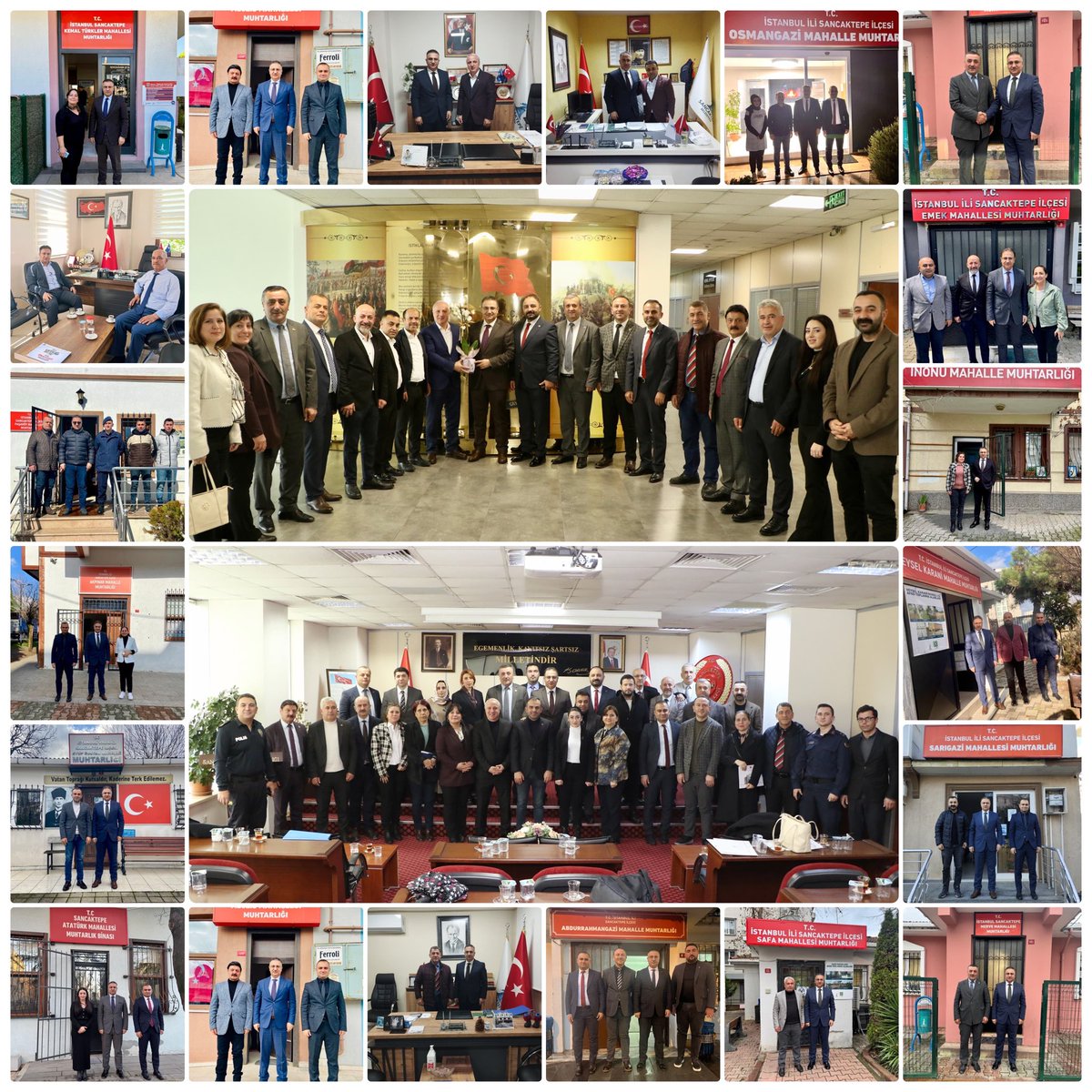 Demokrasimizin temel yapı taşlarından olan, vatandaşımızın gündelik hayatına dokunan, samimi hizmetlerde bulunan muhtarlarımıza teşekkür ediyor, Sancaktepe’de mesai arkadaşlığı yaptığımız muhtarlarımız başta olmak üzere tüm muhtarlarımızın 19 Ekim Muhtarlar Günü’nü canı gönülden