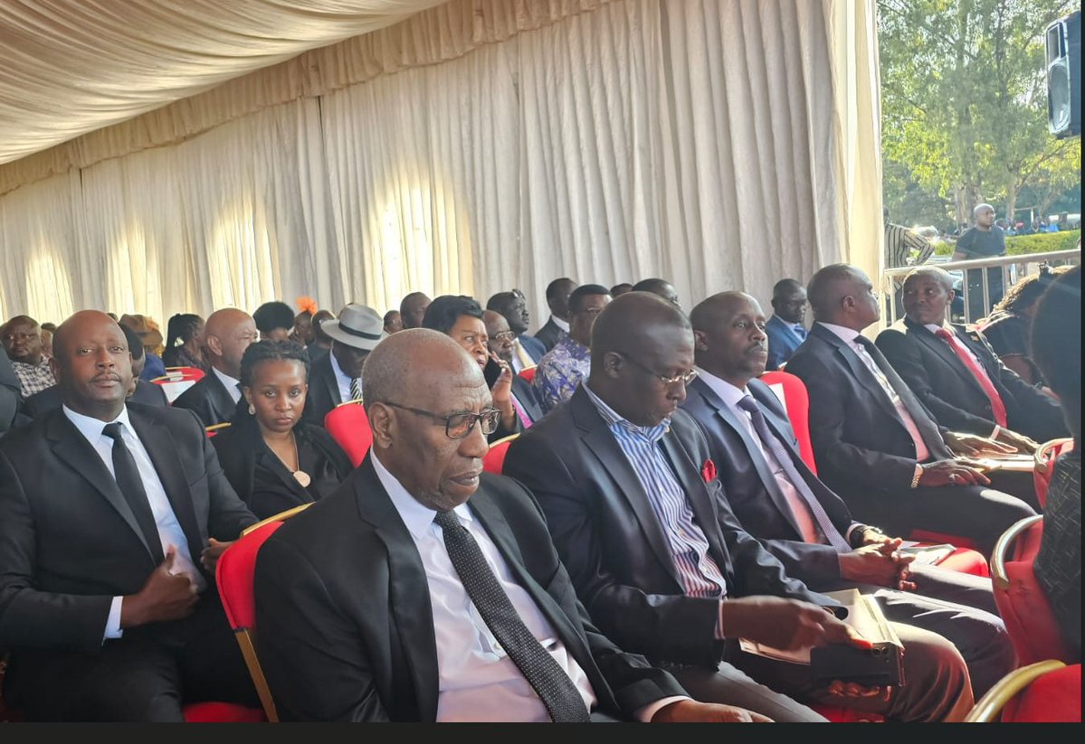 Ugandan Special Envoy Attends Raila Odinga's State Funeral in Bondo!

The official delegation from Uganda representing H.E. President Yoweri Kaguta Museveni, led by the Right Hon. Dr. Ruhakana Rugunda, Former Prime Minister and Special Envoy to the President, and the Hon. John