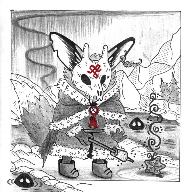 D-19: ARCTIC 
<a href="/inktober/">Inktober</a> 
#inktober
#inktober2025