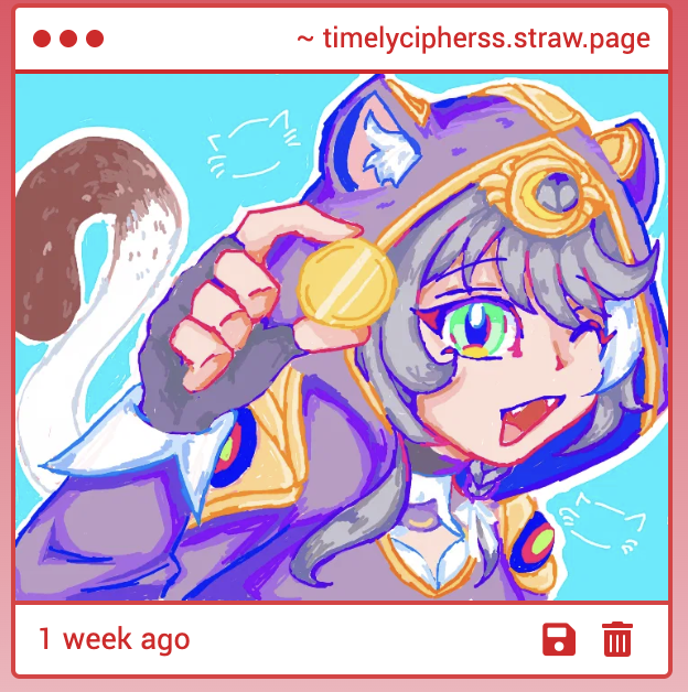 timelyciphers's tweet image. HELLOO THIS IS SO PRETTY??!!?!? WHO DREW THIS REACH OUT RN .. SORRY FOR SEEING THIS SO LATE 💔💔
timelycipherss.straw.page