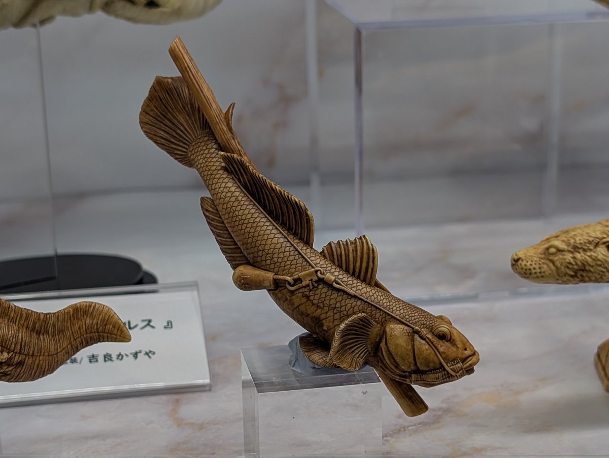 吉良さんのブース。
新作のディフォルメスピノ、待望のレジンキット版マハゼ。
#いきもにあ2025