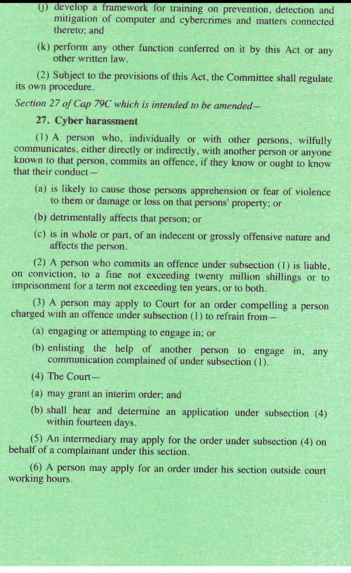 🔴📢BREAKING: Kenya Quietly Signs a Law That Redefines Freedom of Speech Online

While the country mourned the passing of <a href="/RailaOdinga/">The Raila Odinga Amolo Foundation</a> , State House moved. On 16th October, the President assented to the Computer Misuse and Cybercrime (Amendment) Act, 2024,  a law passed in near