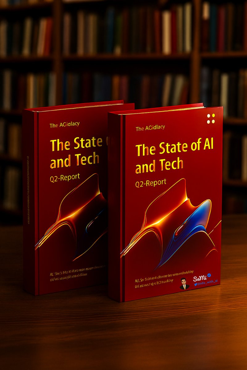 info_with_ai's tweet image. Only 24 Hours Left!

AI is creating million-dollar opportunities.

That’s why I created The State of AI &amp;amp; Tech (Q2 Report)

Inside:
→Latest tools
→Market shifts
→Actionable insights

Normally $79 — FREE for the next 24 hr

To claim it:
• Follow Me
• Like &amp;amp; Repost
• Type“DM”
