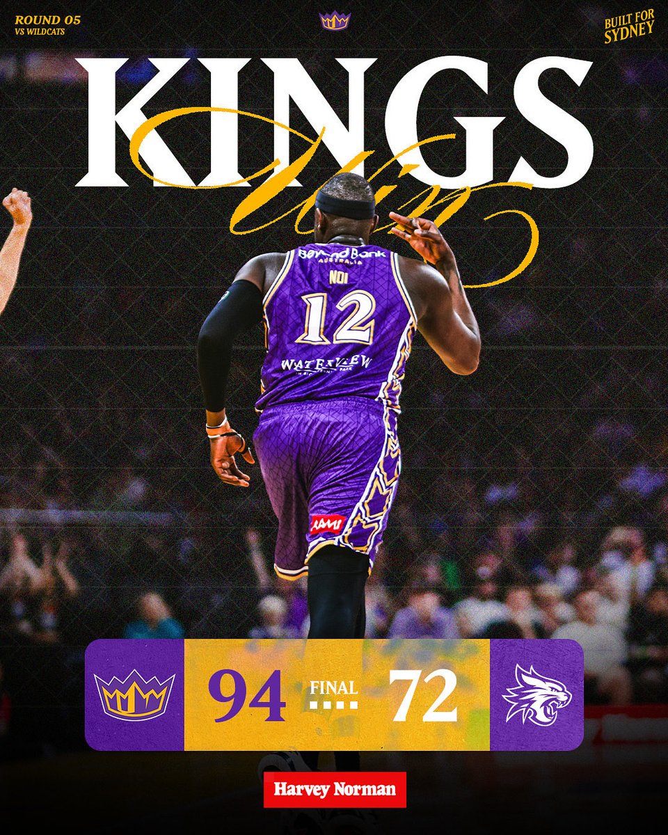 SydneyKings's tweet image. Back in the winning column👑

#BuiltForSydney