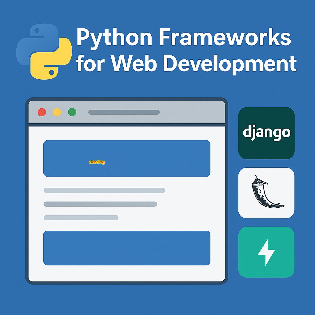 clcoding's tweet image. 🚀 Want to build web apps faster, smarter, and cleaner?
Python has you covered! 🐍
From Django’s full-stack power to FastAPI’s blazing speed, explore the top frameworks every web developer should know.
🔥 Read: Python Frameworks for Web Development
clcoding.com/2025/10/python…
