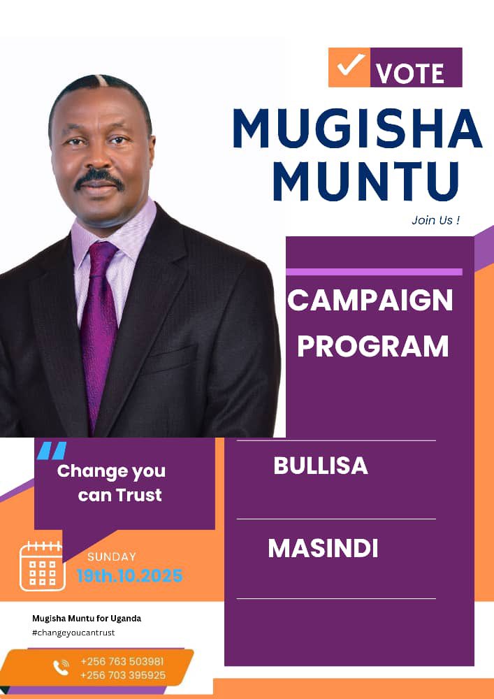 Our Campaign Team advances to Buliisa &amp; Masindi Districts today with a call for renewed hope, ethical leadership &amp; people-centered governance.

This is a citizens’ awakening — to restore dignity, rekindle trust &amp; reclaim Uganda’s promise.

This is the Change You Can Trust.