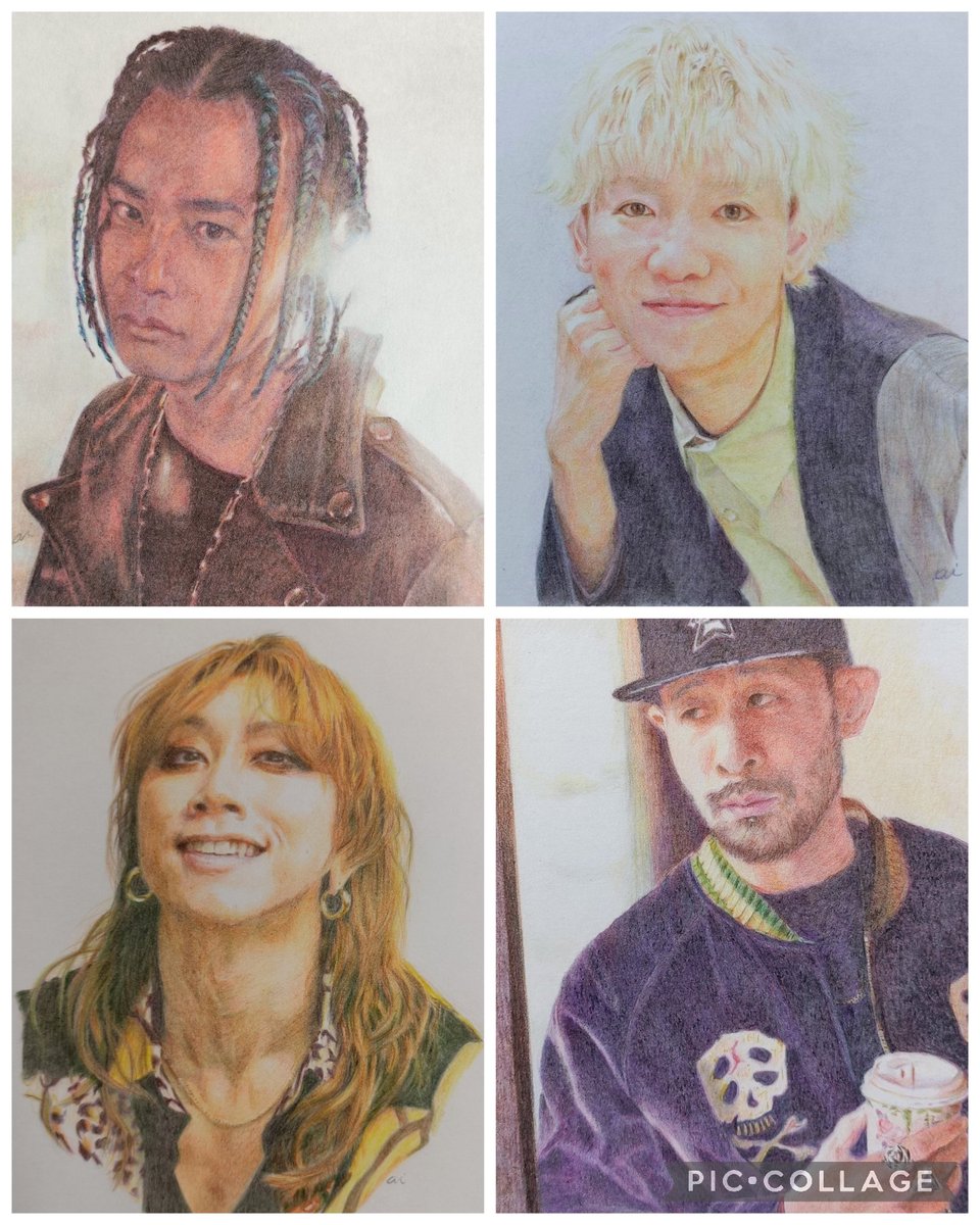 yu☆です♪ 色鉛筆画 色鉛筆でMINAMIちゃん描きました💙✨ #minami #ゼロ距離でいよう