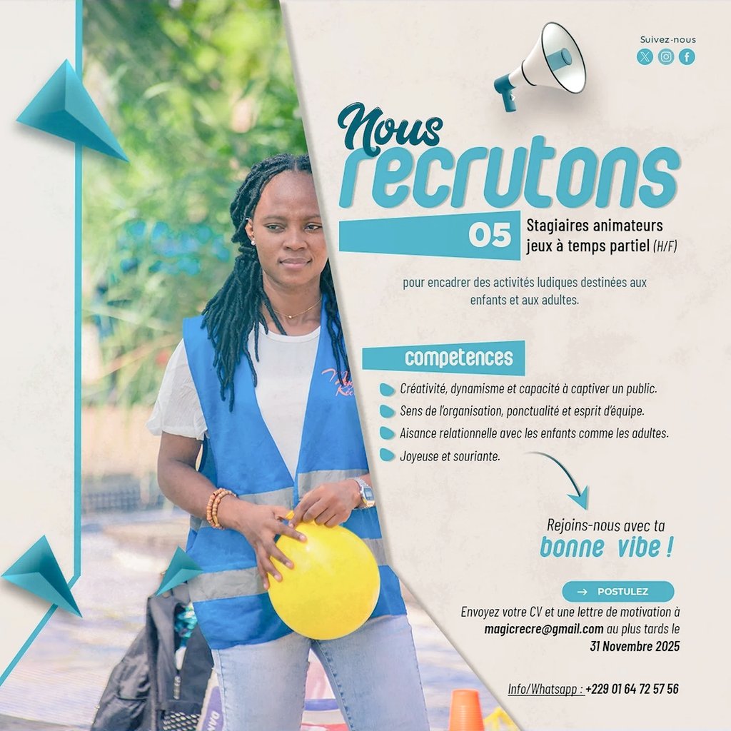 Nous recrutons ✨
