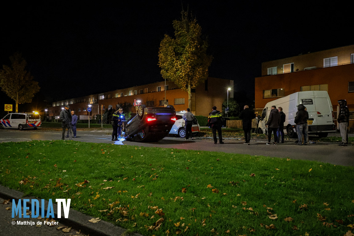 Autobestuurster raakt lichtgewond bij ongeval op Jacques Dutilhweg