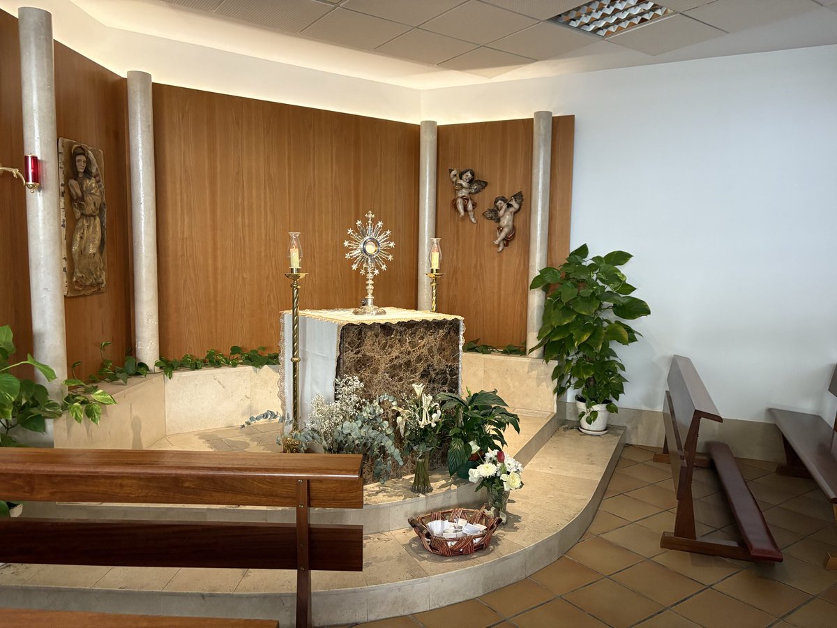 Después de ocho años, ayer volví a la parroquia de la Beata Mogas para presidir la celebración de un matrimonio. Me emocionó poder entrar de nuevo en la capilla de adoración perpetua que abrió un servidor hace 11 años.