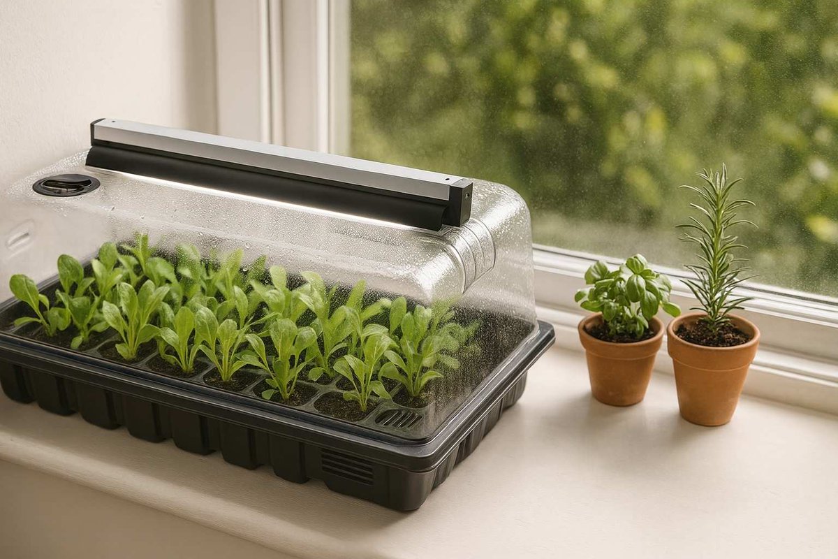 Cold nights? No problem. 🌱

Give your seeds a cosy home with our Heated Propagator + LED Light — perfect for autumn sowing, cuttings &amp; winter herbs.

Check it out here: mailchi.mp/4ddb7af41554/e…