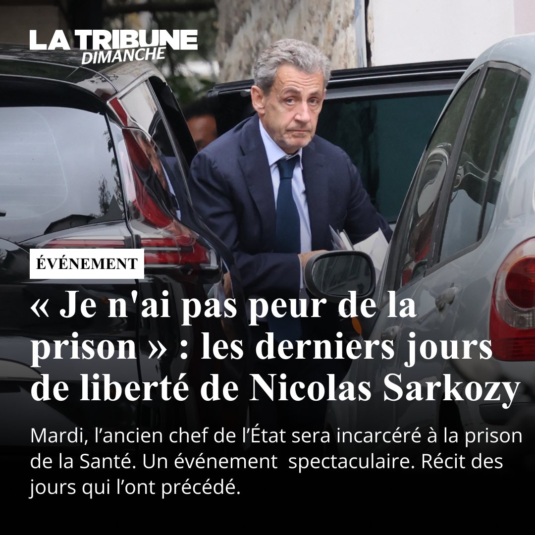 🔵🇫🇷 #EXCLUSIF — « Je n'ai pas peur de la prison » : les derniers jours de liberté de <a href="/NicolasSarkozy/">Nicolas Sarkozy</a>

Mardi, l’ancien chef de l’État sera incarcéré à la prison de la Santé. Un événement spectaculaire. Récit des jours qui l’ont précédé.

---------

Le sac contenant les vêtements