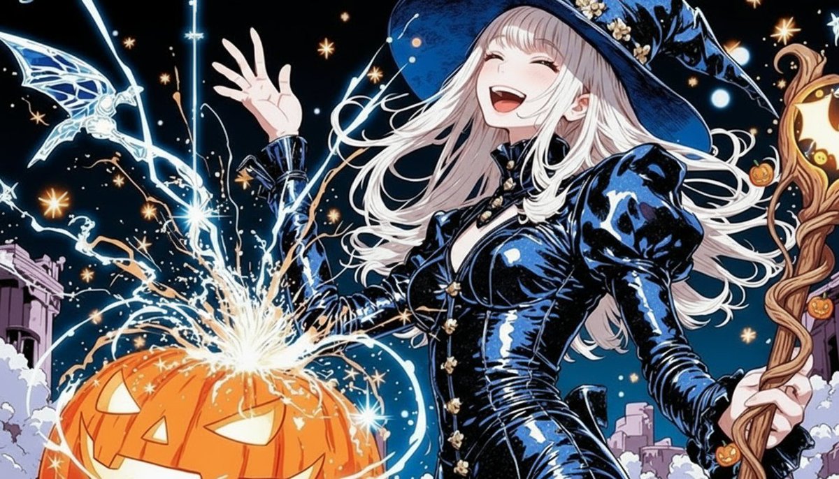 #ハロウィンブロカント

2日目もお邪魔します┏○ﾍﾟｺﾘ

ジャック・オ・ランタン花火😂

ちょっとカボチャが苦しそうに見えるところが…だけど楽しそう！笑

Spellai
専門家モード
線画アニメ