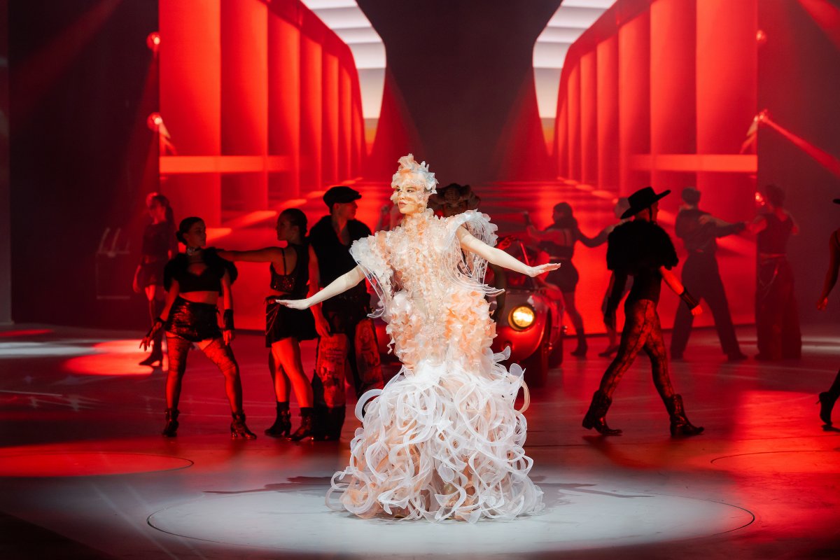 bennettuniv's tweet image. Bennett’s Abhishek Chauhan (School of Design) shines at the 2025 World of WearableArt (WOW) with his creations ‘Thaliora’ &amp;amp; ‘Aether’ — both finalists in the Avant Garde &amp;amp; Aotearoa sections. 

#WOW2025 #WorldOfWearableArt #DesignWithPurpose #BennettUniversity