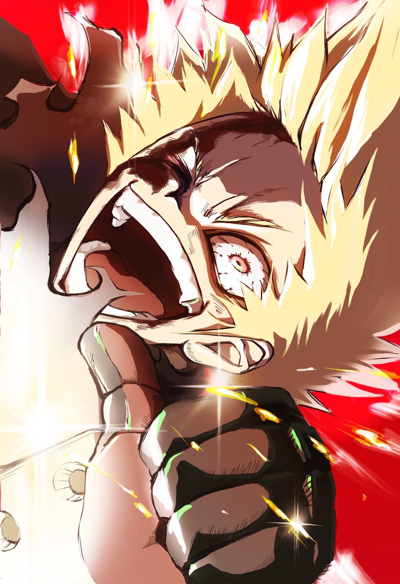 「俺ァ爆豪のかっちゃんだバァアカ！」

かっちゃんカッコよすぎて勢いで描きました。いきなりヒロアカですいません💦