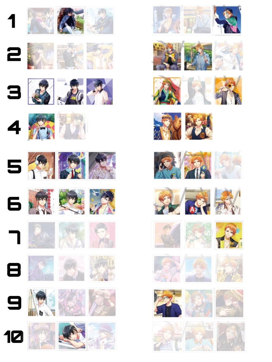 【交換】A3 エースリー ブロマイド ぱしゃこれ チケコレ フィルム 特典 ましコレ

譲：咲也 至 シトロン 綴 千景 幸 椋 三角 一成 九門 莇 臣 誉 東

求：真澄 天馬 (3枚目画像参照 記載に無いものも検討します)

郵送希望です！
お気軽にお声掛けください🙇‍♀️
(ぱしゃこれ別ツイあり)
